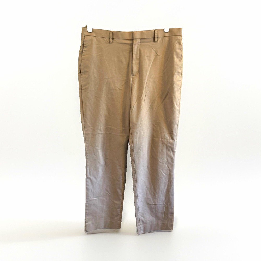 Banana Republic Chino Pants Men's 36x34 Beige Slim Fit Straight Twill Pockets